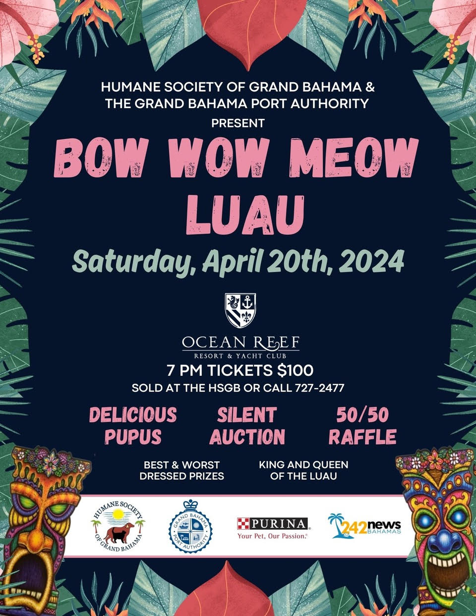Bow Wow Meow Luau April 20th 2024